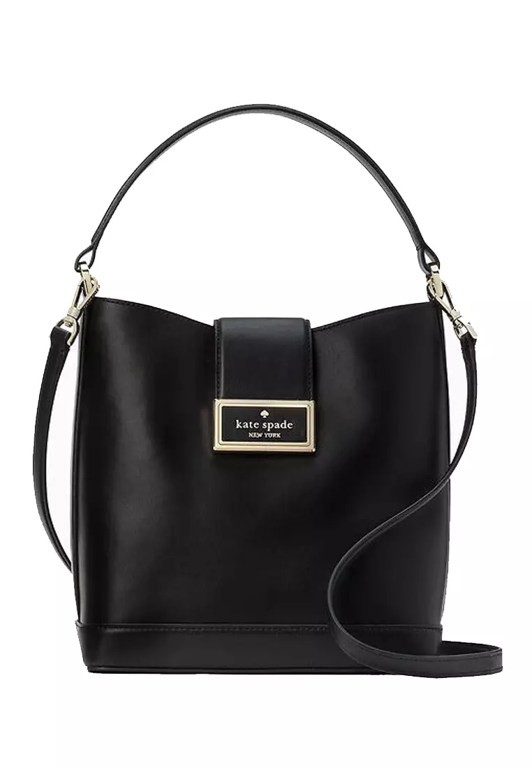 Kate spade black hot sale bucket bag