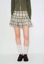 Khaki Brown Check