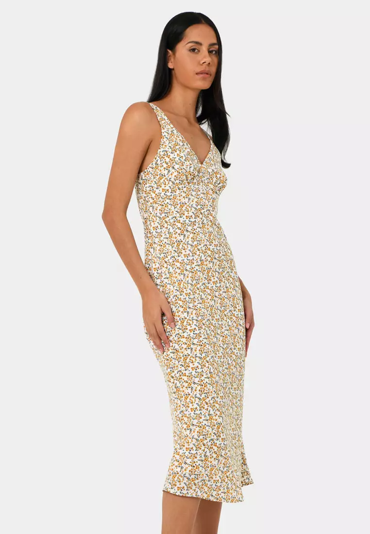 Roxanne Floral V-Neck Dress