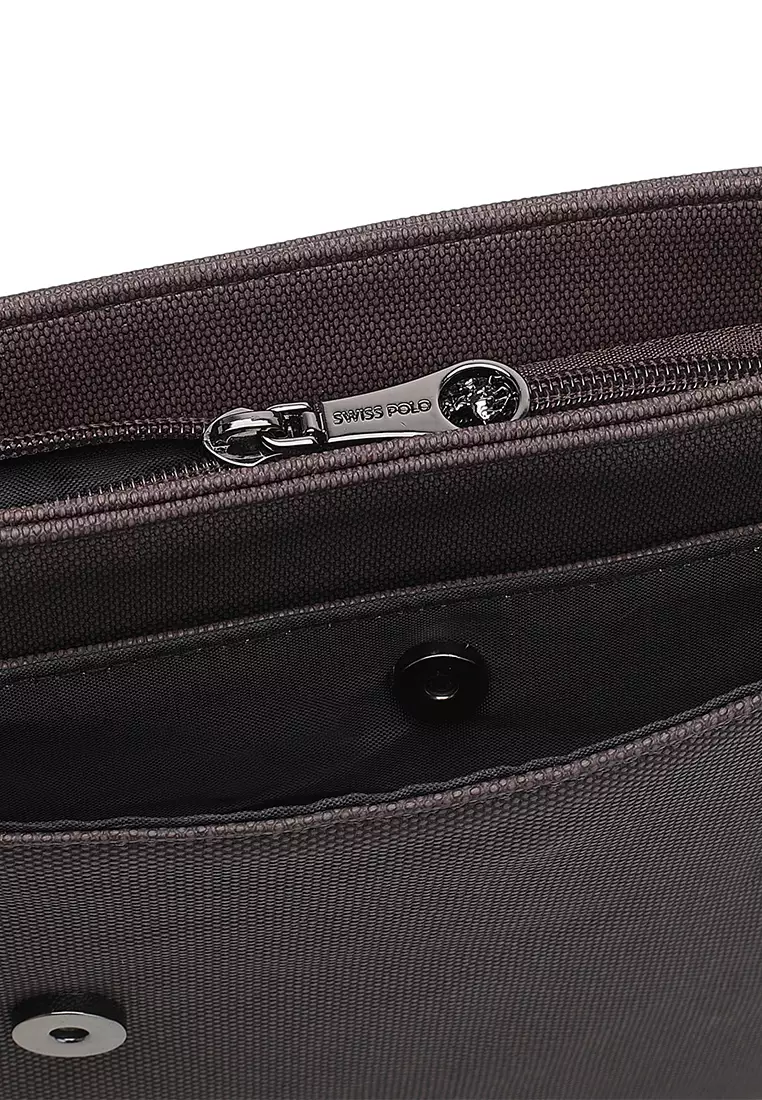 Men's Sling Bag / Crossbody Bag (Tas Selempang Pria) - Cokelat