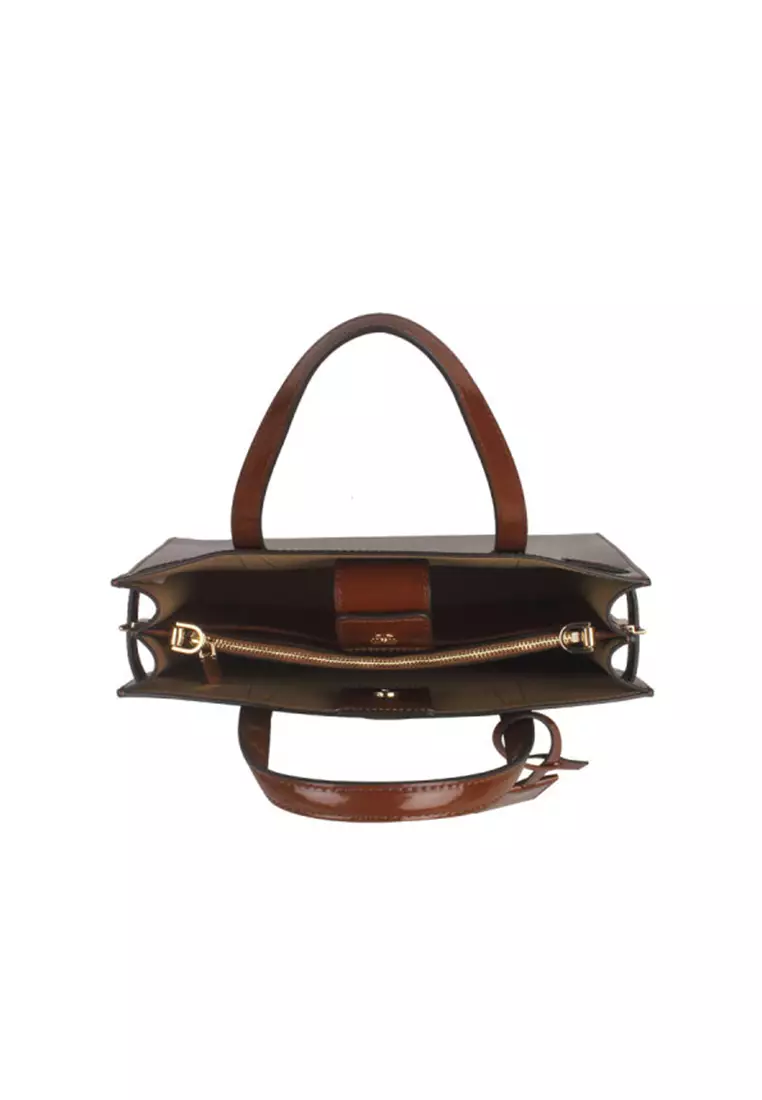 Robinson SPAZZOLATO Women's Shoulder Bag in Dark Ochre 166201