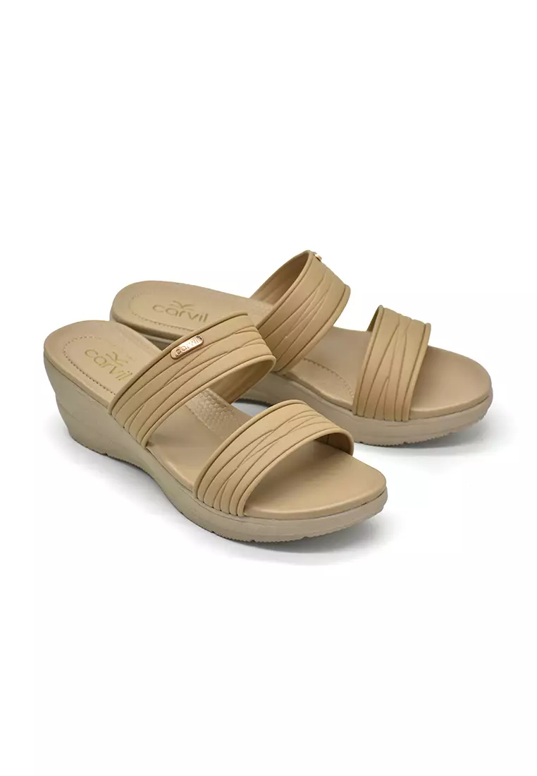 Carvil Sandal Wanita Savita-02 L Khaki