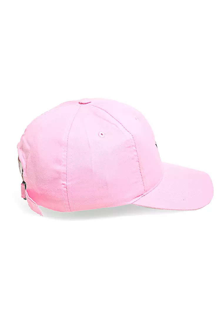 Drsh Topi Baseball Aksesoris Fashion Pria Wanita Bordir YOURS Resizable Strap Material Dril ORIGINAL - Pink