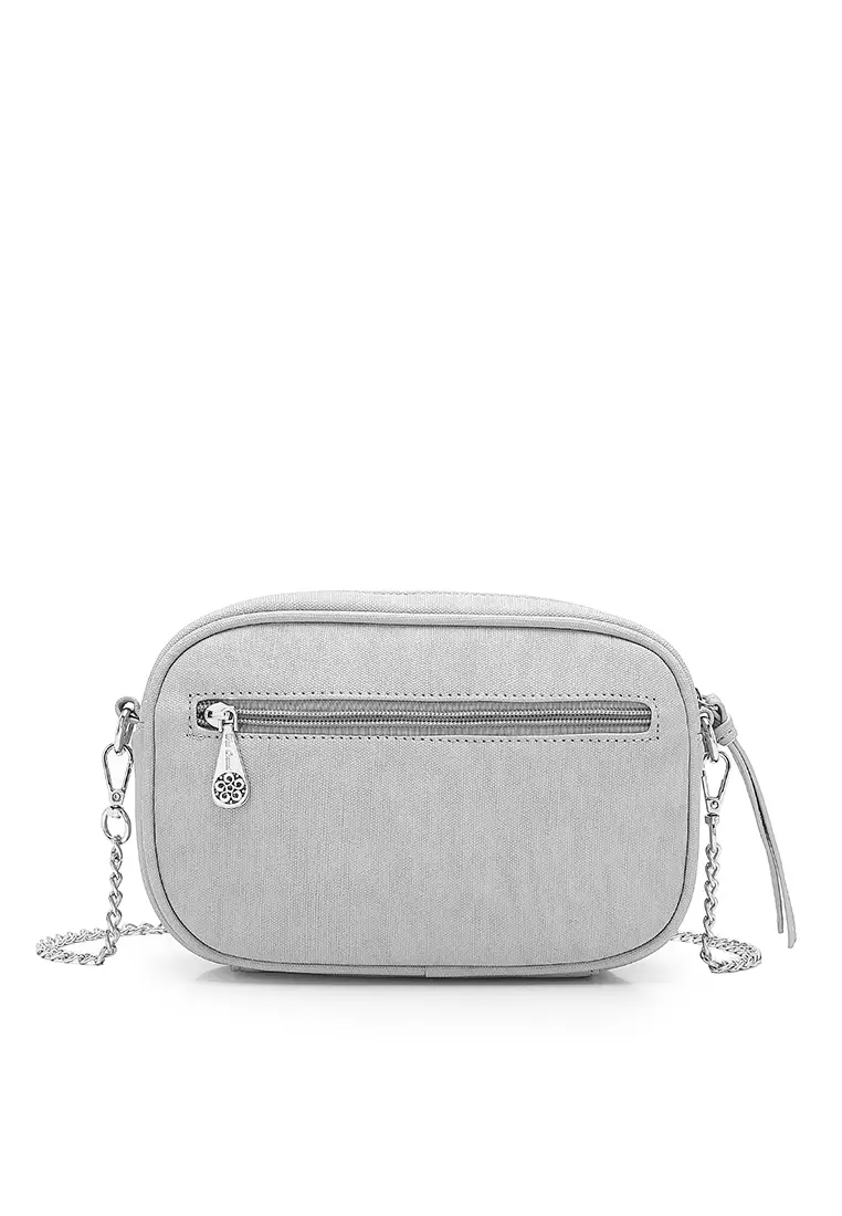 Women's Shoulder Sling Bag / Crossbody Bag - Grey