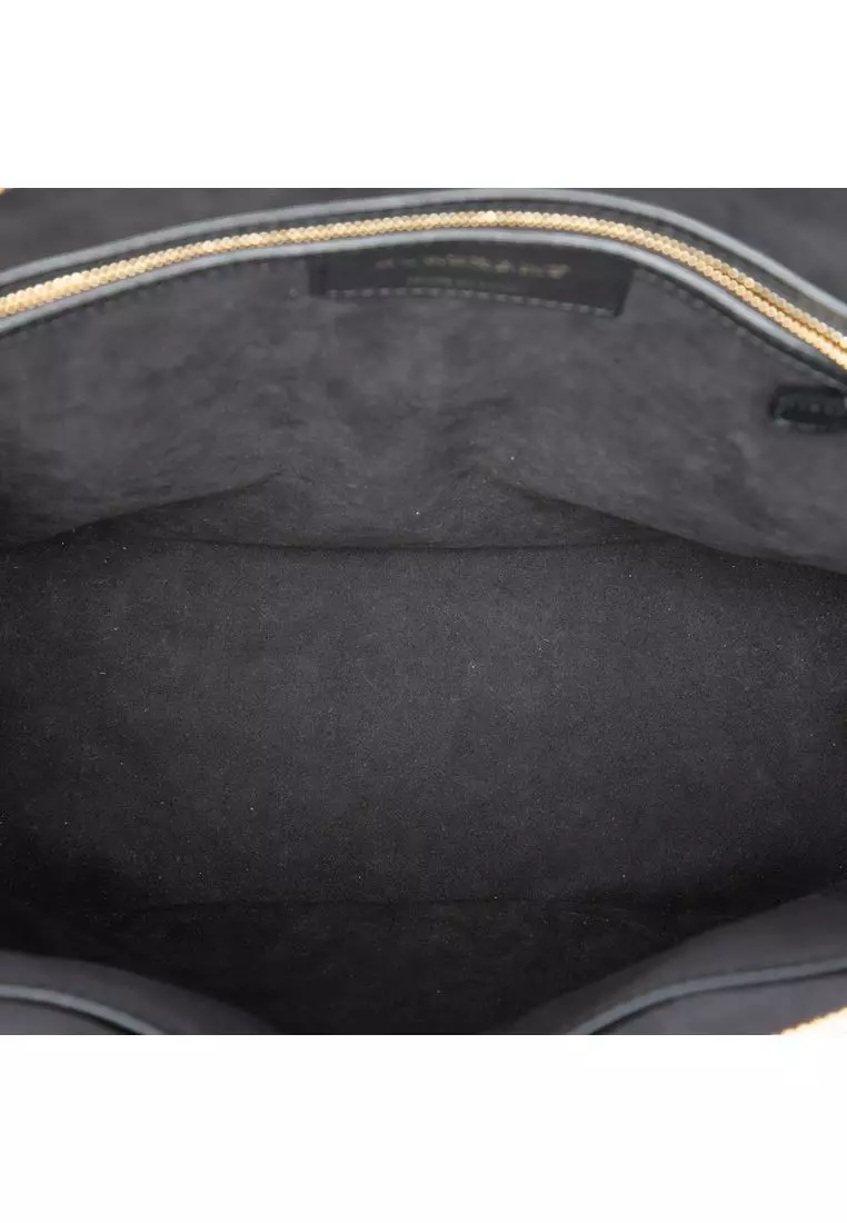 Pre-Loved Burberry Large Pony Hair Leopard Print Orchard Bowling Bag