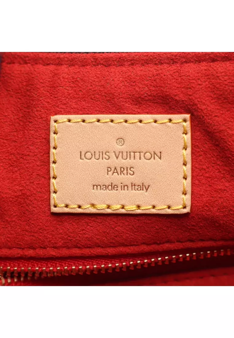 Pre-Loved Louis Vuitton Slouchy PM monogram one shoulder bag PVC leather Brown