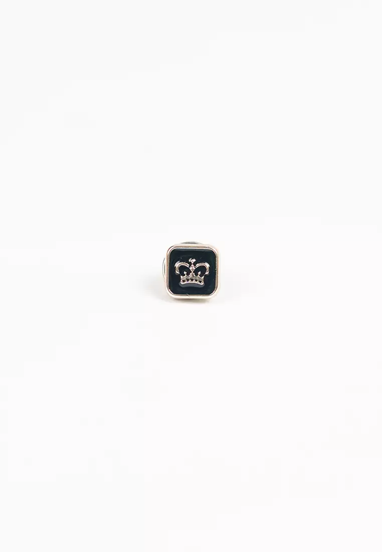 Houseofcuff lapel pin brooch bros untuk jas TUSUK HITAM A02