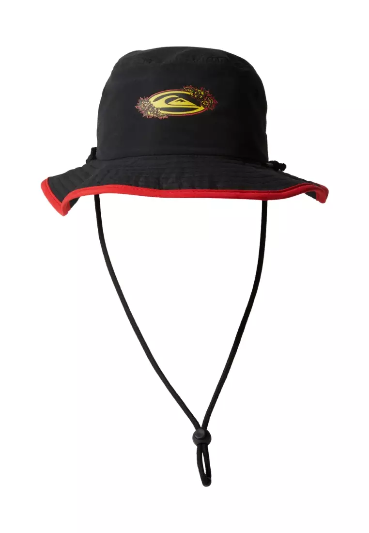 Buy Quiksilver Quiksilver Boys Know It All Safari Hat - Black/Black ...