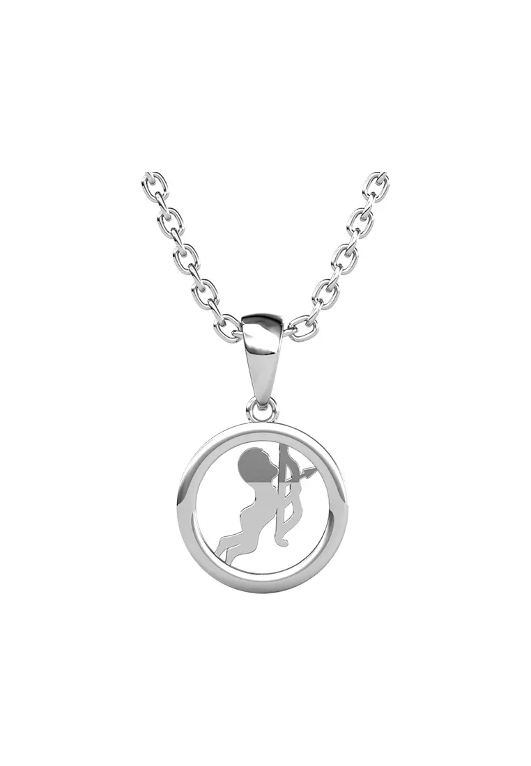 Circlet sagitarius Pendant - Kalung Crystal Swarovski by Her Jewellery