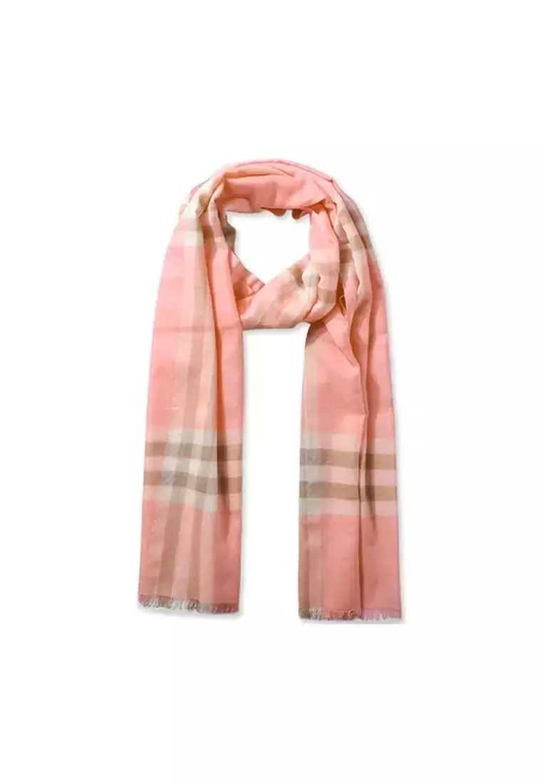 Burberry scarf hot sale mens pink