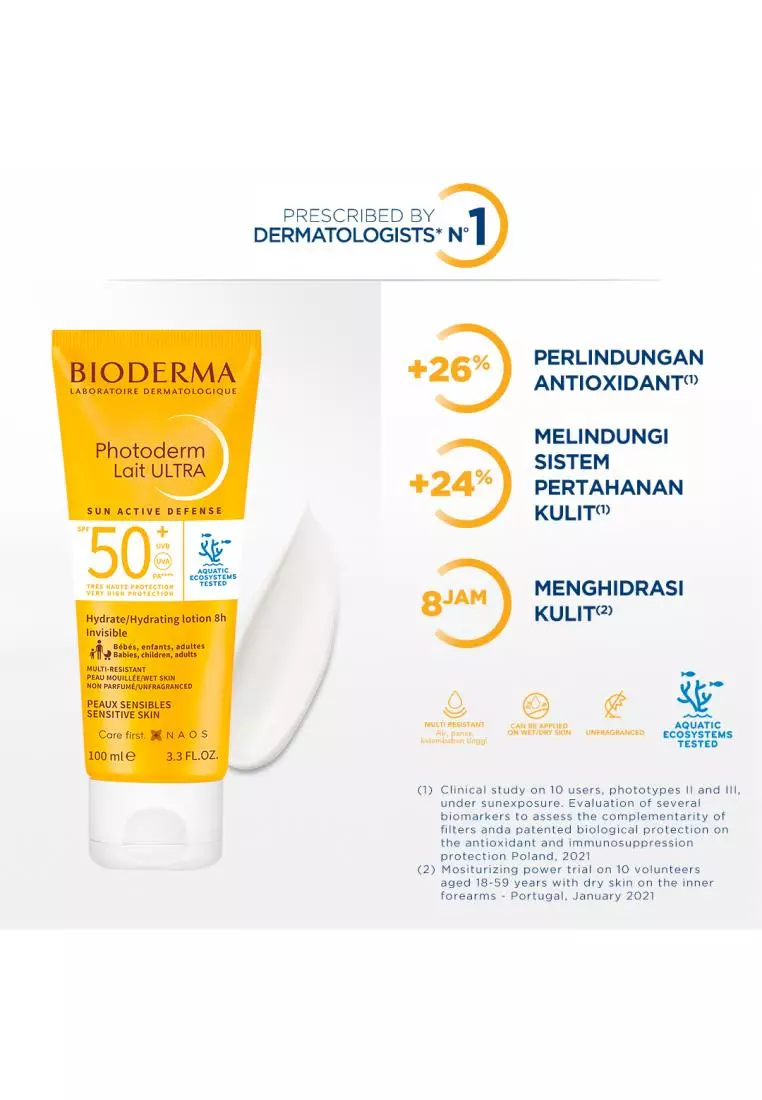 Bioderma Photoderm Lait Ultra SPF 50+ 100 ml - Face & Body Sunscreen