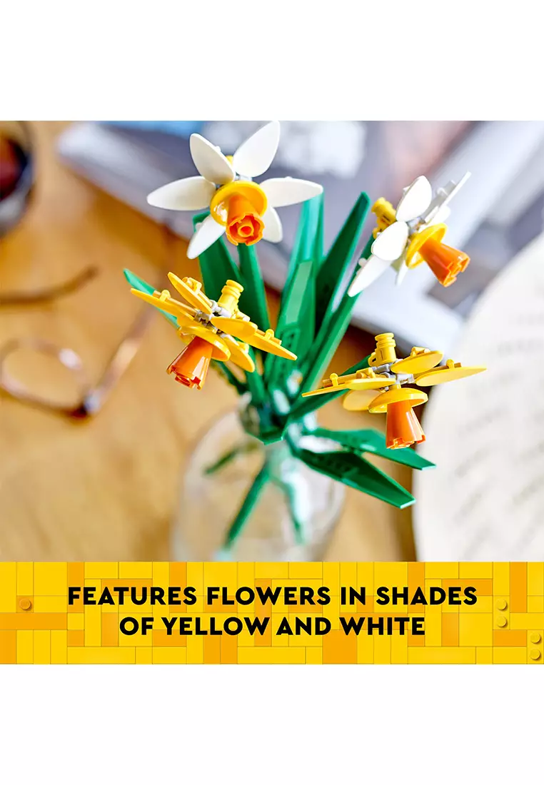 LEL Flowers 40747 Daffodils, Age 8+, Building Blocks, 2024 (216pcs)