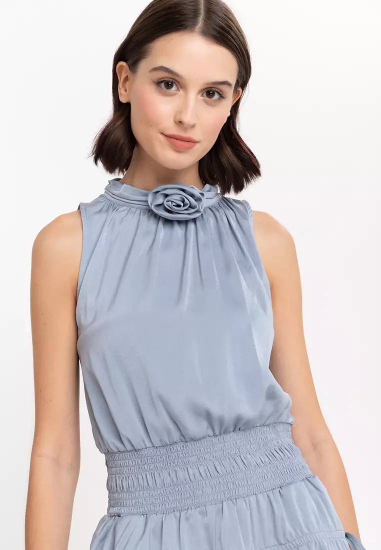 Plains and prints blue dress cheap