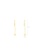 MJ Jewellery gold MJ Jewellery 5G Gold Collection Star Chain Drop Earrings S17, 916 Gold 2681AACEFFEFF7GS_2