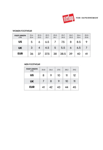 Fitflop Shoe Size Chart