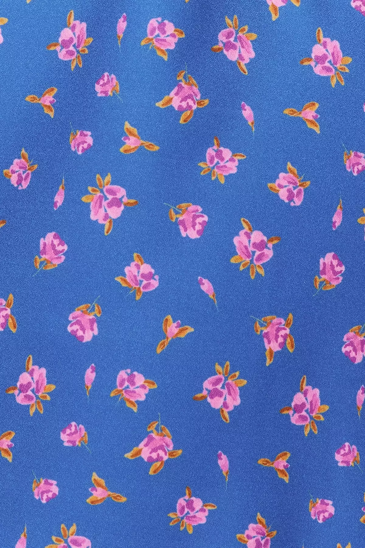 Plus Size Floral Pattern Mini Dress