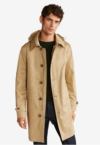 Buy Mango Man Long Water Repellent Trench Coat 2020 Online Zalora Philippines Trench homme srench mi long coton déperlant bleu marine. long water repellent trench coat