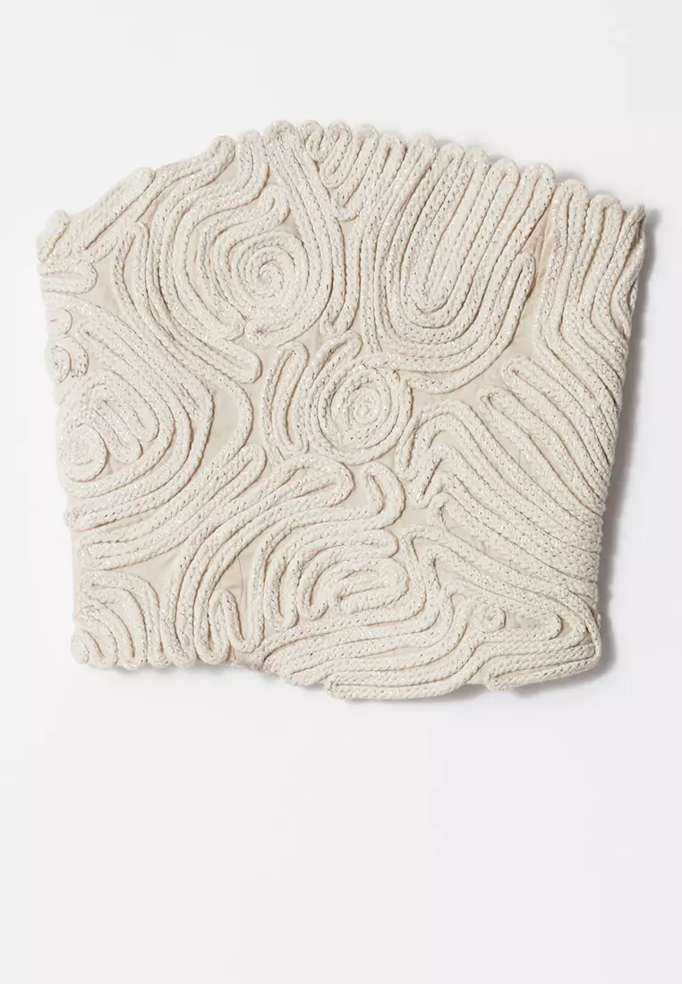 Sculptural Bandeau Top