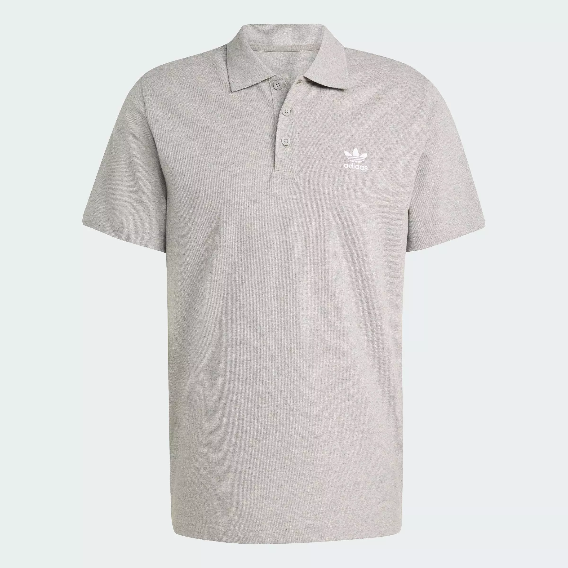 Lifestyle Trefoilo Essentials Polo Tee Men Grey JW6083