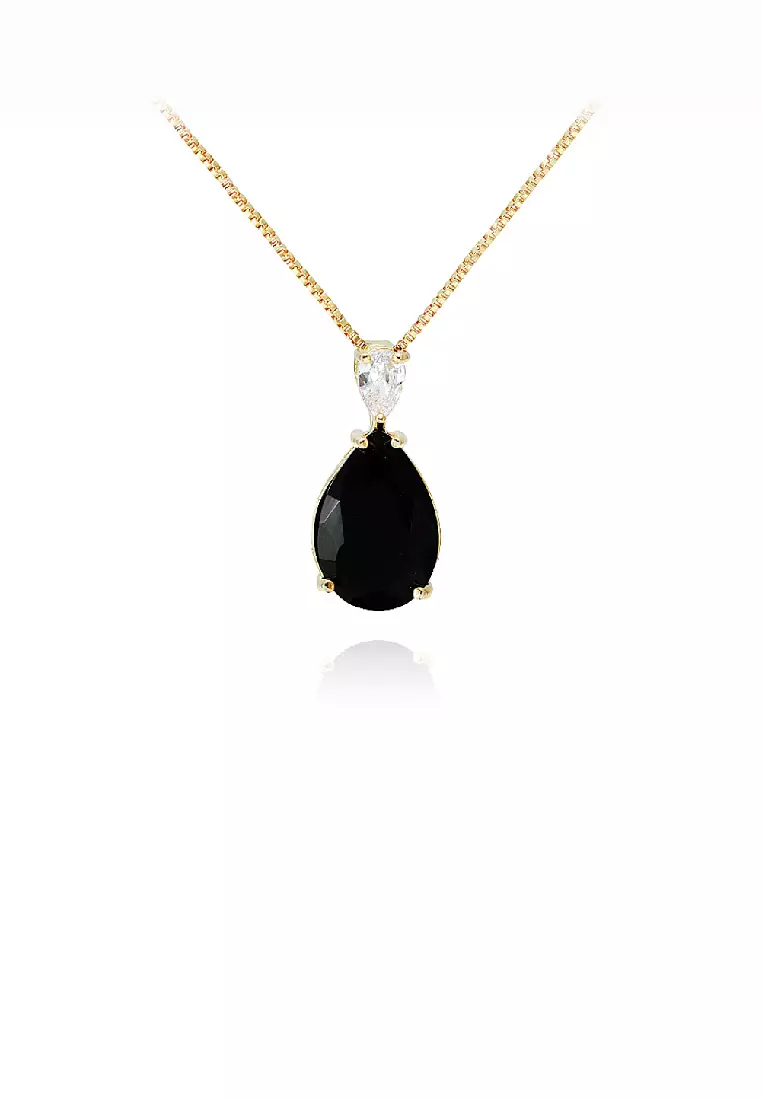 Buy Glamorousky Fashion Simple Plated Gold Water Drop Shape