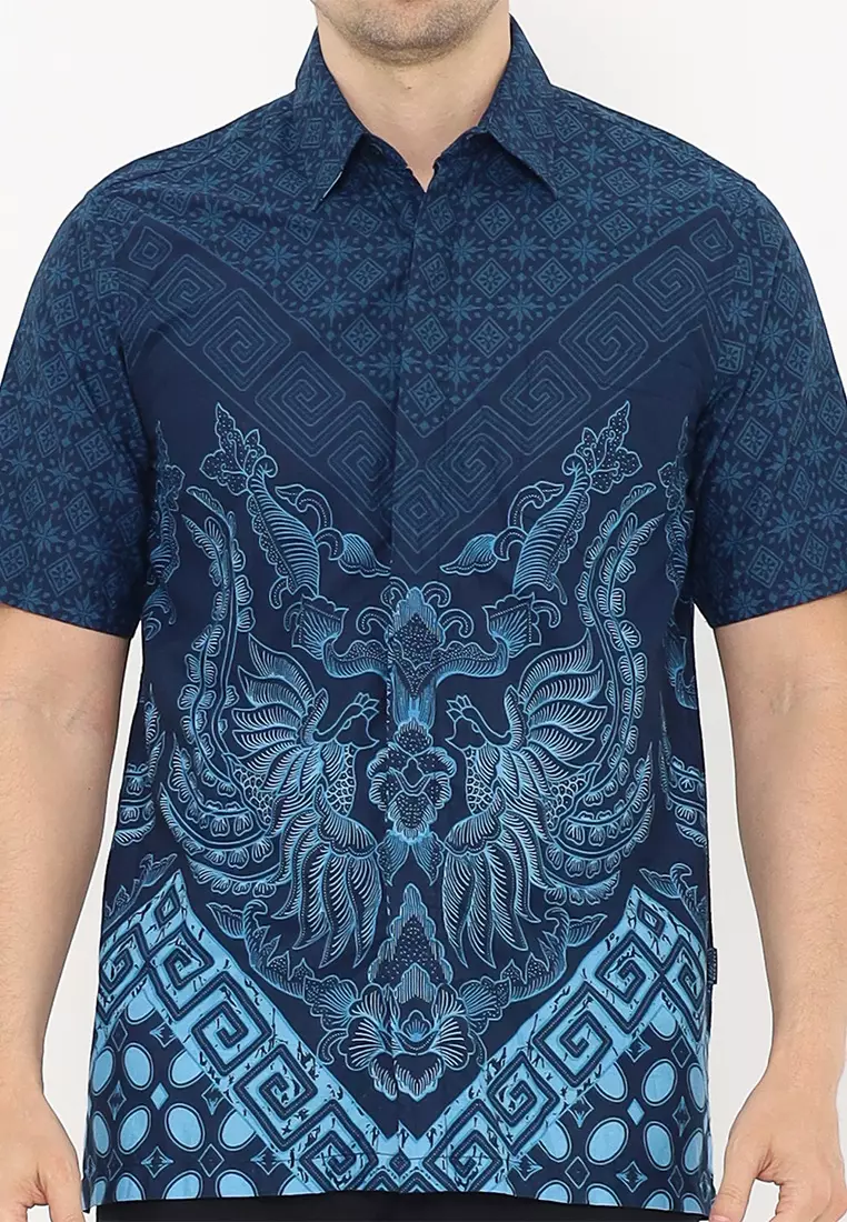Hadinata Batik Kemeja Pendek Superfine Yudisthira Yuvika