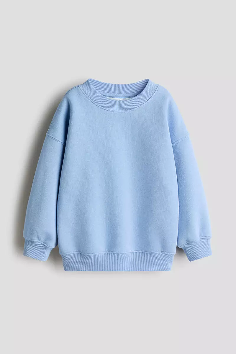Oversized brushed-inside sweatshirt