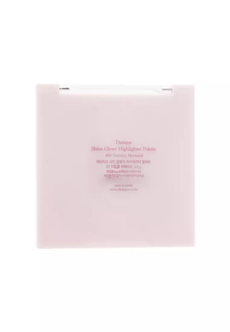 DASIQUE Shine Glowy Highlighter Palette (#01Twinkle Mermaid)(5.5g) 5.5g