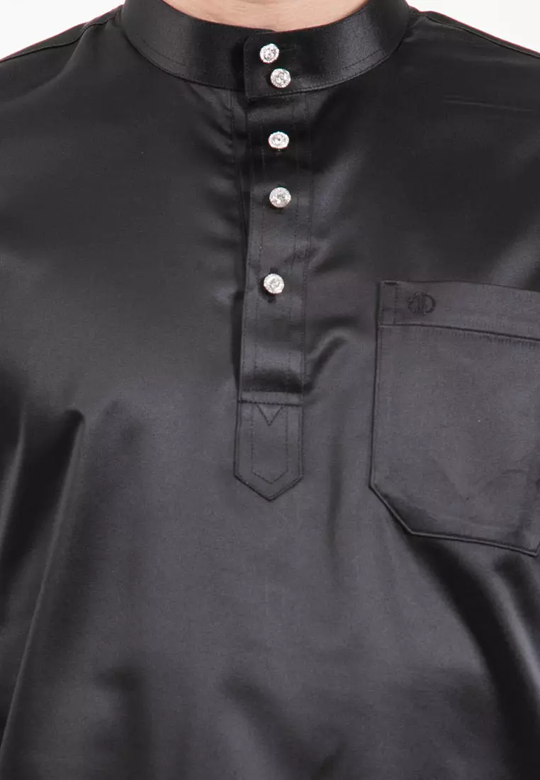 Alain Delon Slim Fit Baju Melayu - 19024006-99Black