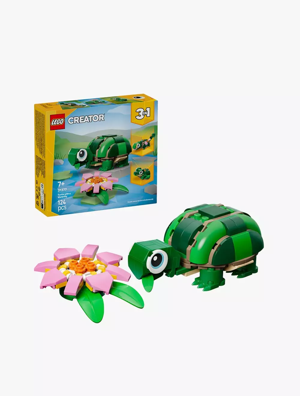 LEGO® Creator Turtle with a Water Lily Flower - 31377
