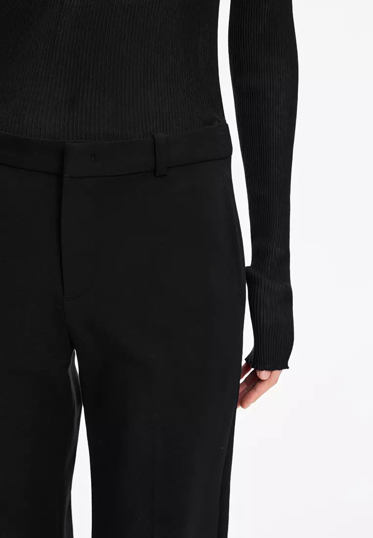 Blended Bell Bottom Pants (No Special Details)