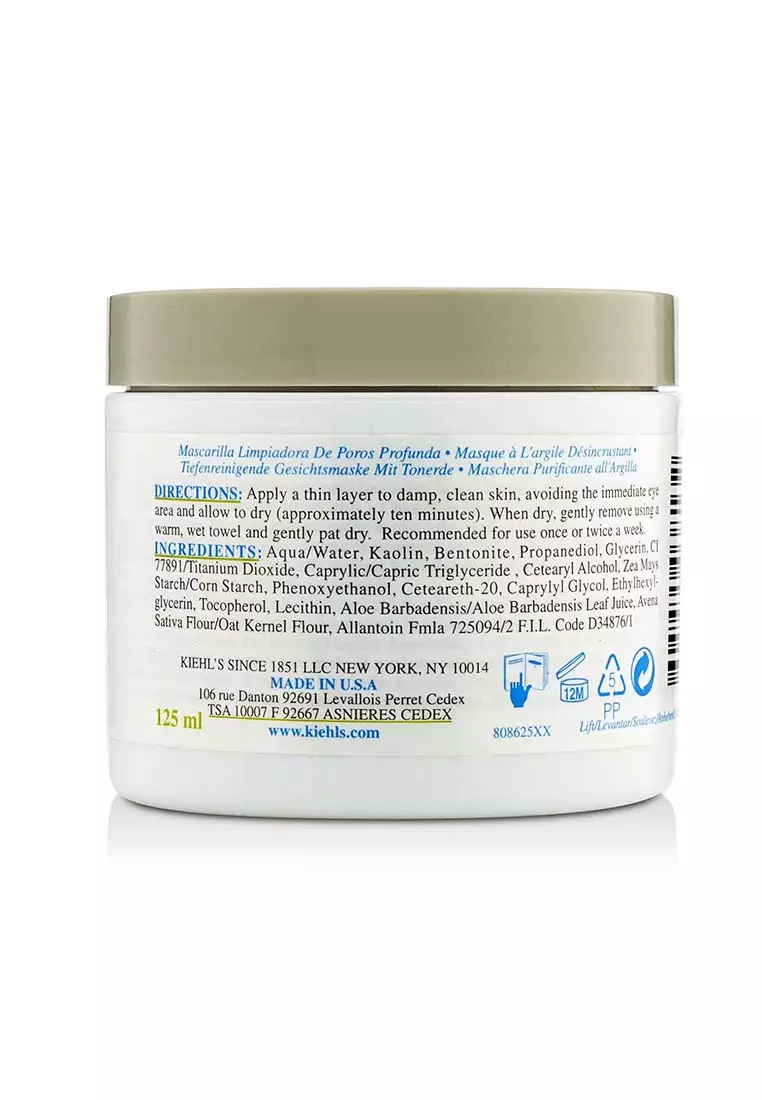 KIEHL'S - Rare Earth Deep Pore Cleansing Masque 125ml/4.2oz