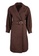 Trendyol brown Belted Long Coat E89ABAA0A6A753GS_6