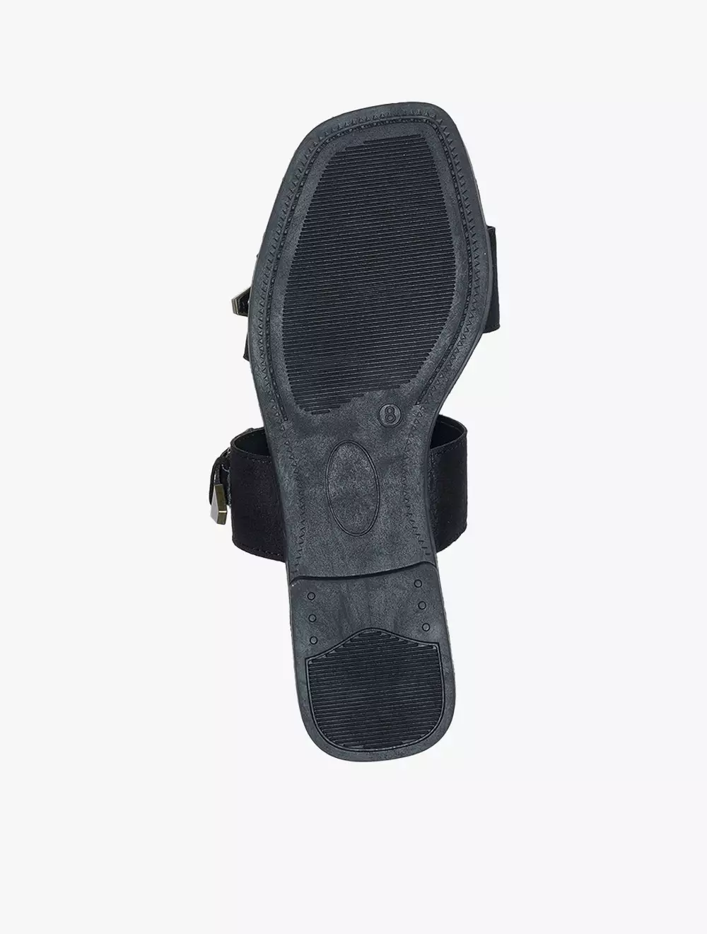 Payless Chrissie Womens Clemira Flat Sandals - Black_05