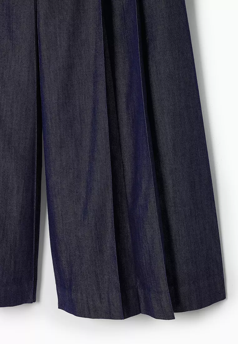 Tailored Denim Skort