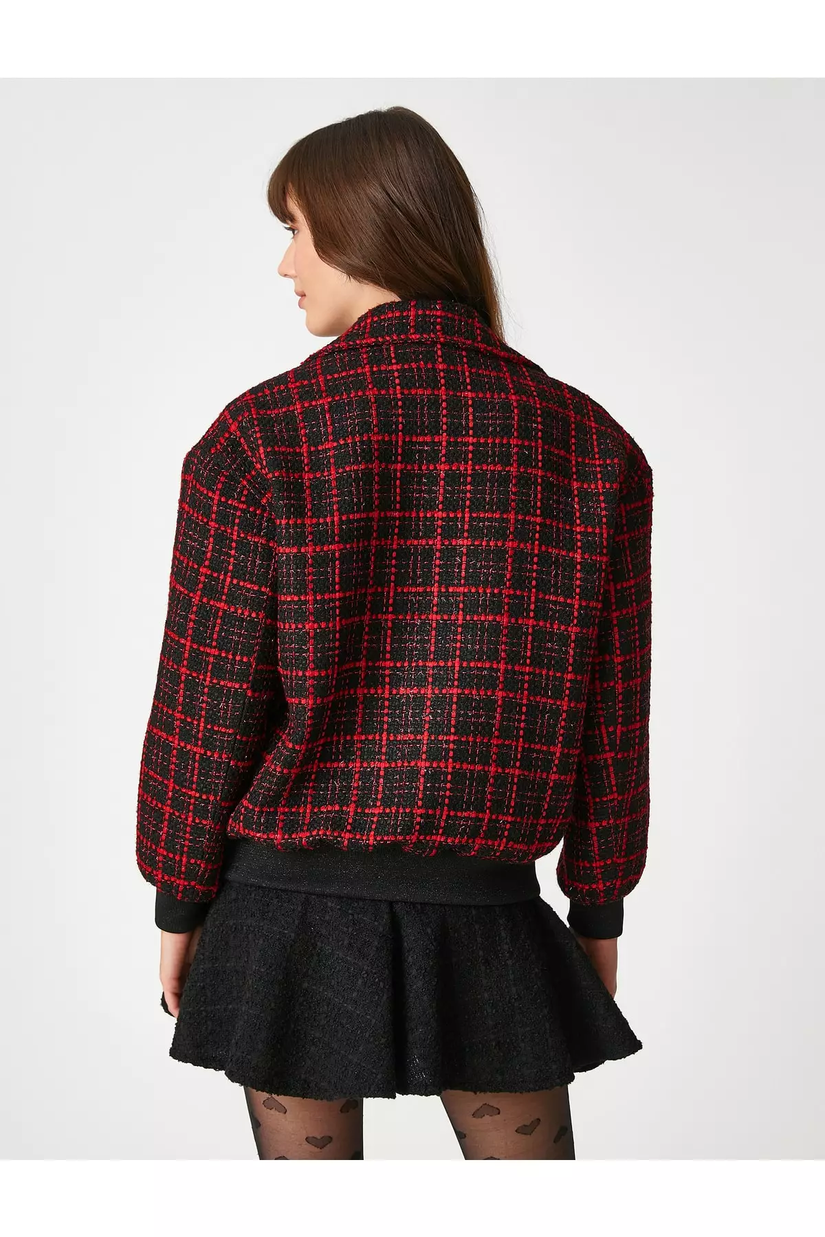 Pockets Bomber Tweed Jacket