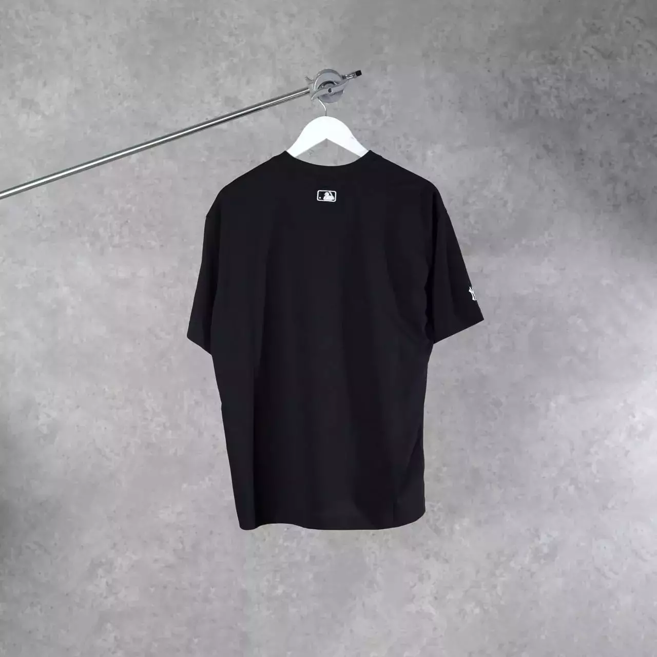 Kaos MLB NY YANKEES MULTI LOGO MAJOR LEAGUE GREY BLACK TSHIRT 100% ORIGINAL