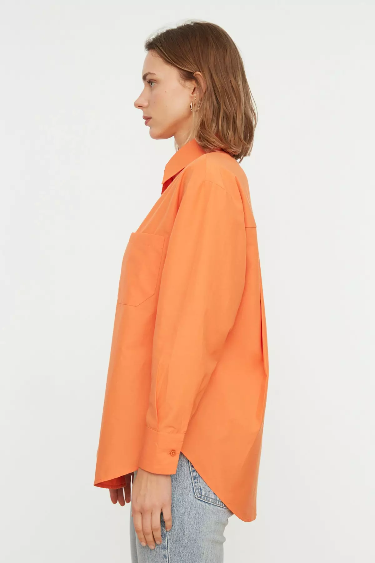 Buy Trendyol Long Sleeves Boyfriend Shirt 2024 Online ZALORA