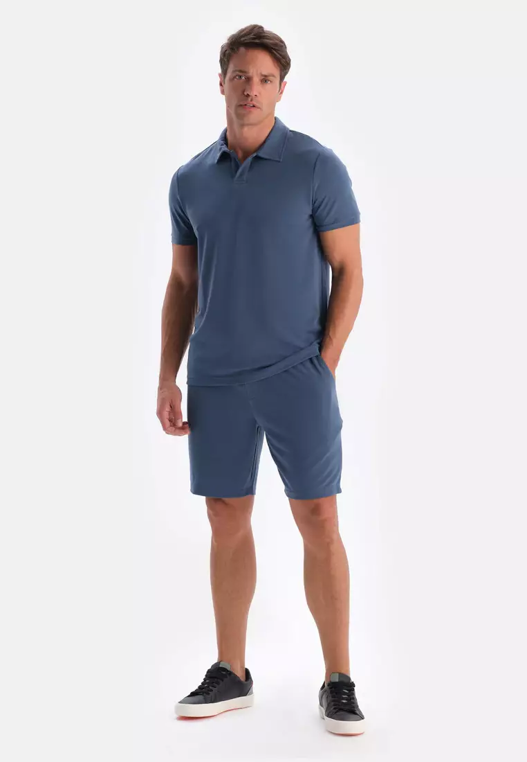 Indigo Shorts, Regular, Short Leg, Loungewear for Men