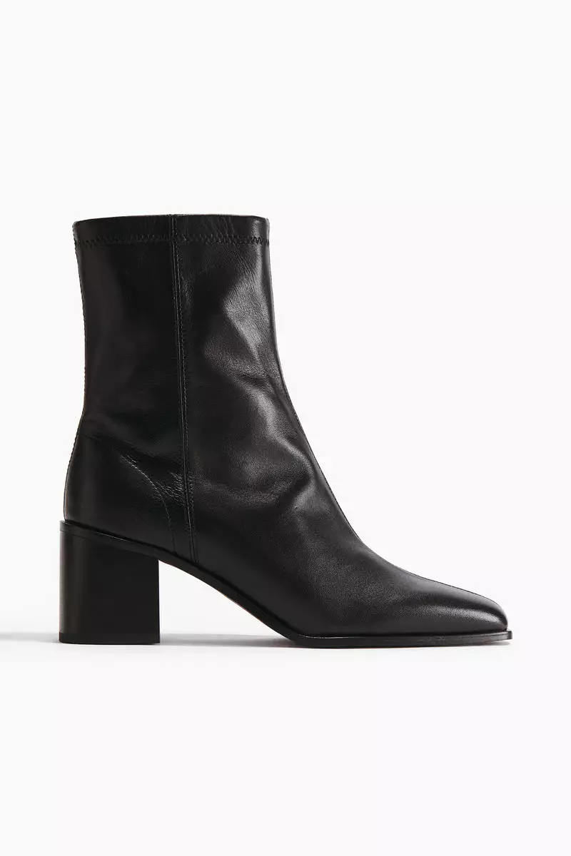 H&M Leather ankle boots