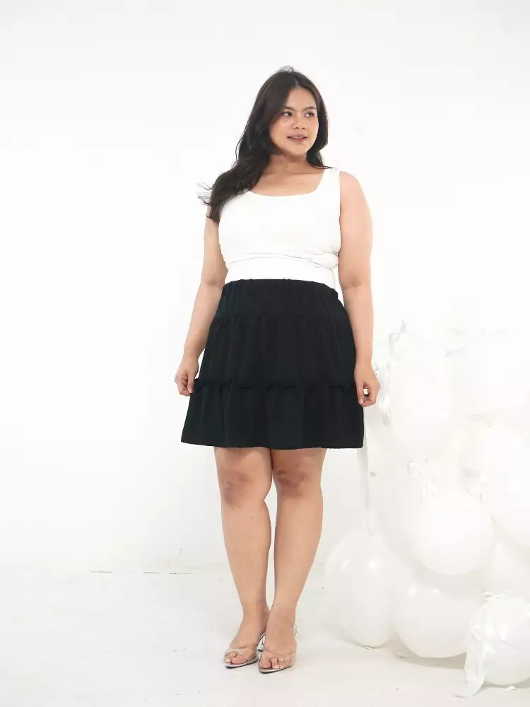 xtramiles Ladies skorts dottie skort black