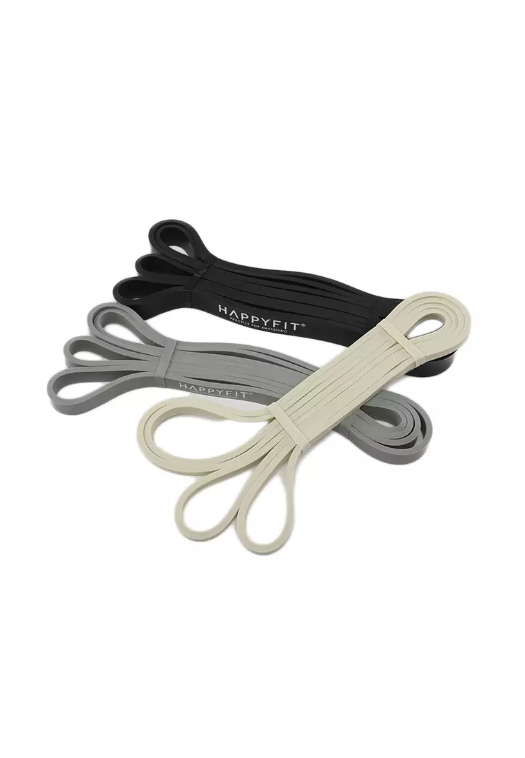 HAPPYFIT RESISTANCE FULL BODY POWER BAND 1,9 CM - Onyx