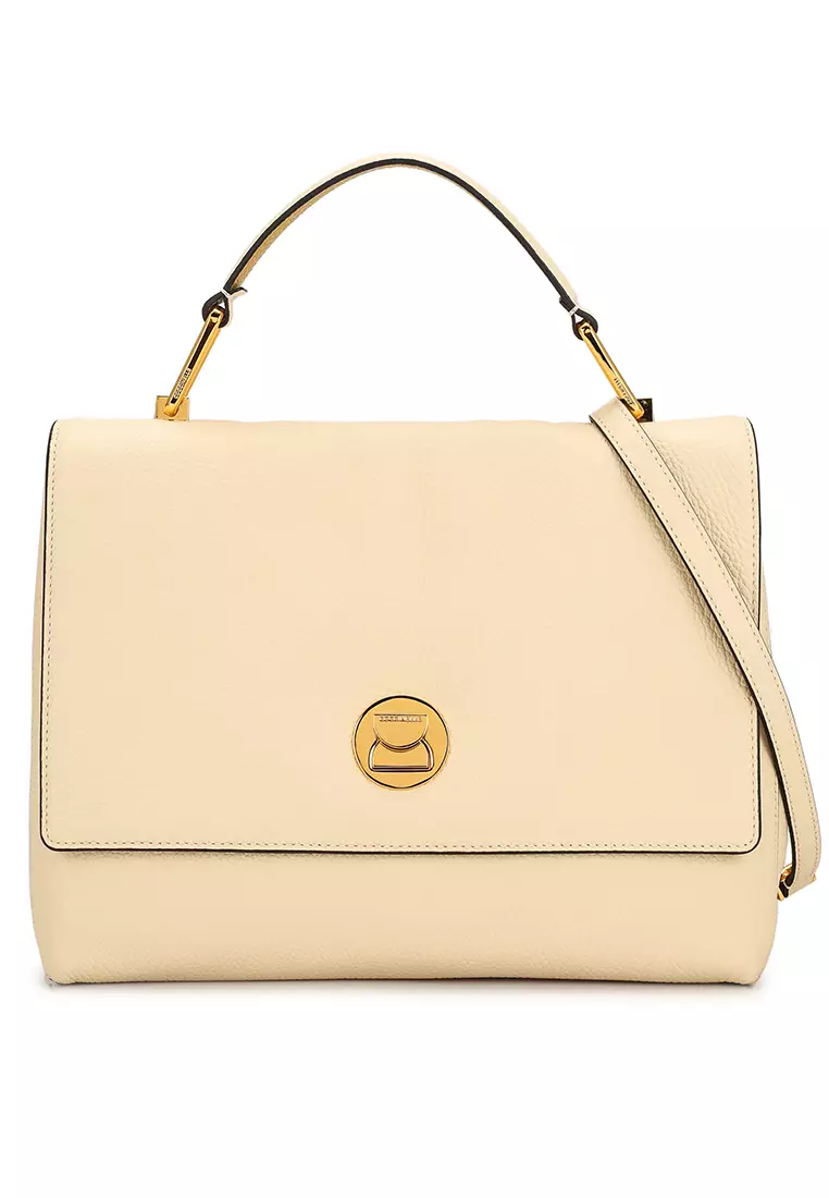 Buy Coccinelle Liya Top Handle Bag in Butter Citronel 2024 Online