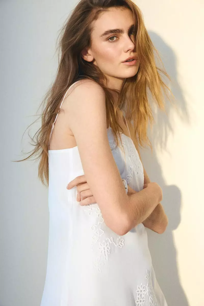 Broderie anglaise strappy dress