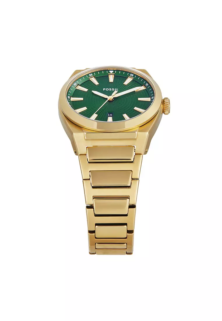 Everett Gold Stainless Steel Watch FS6090