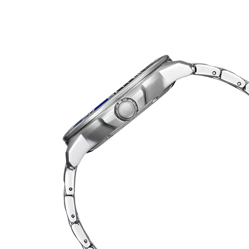 Jam Tangan Pria Citizen Eco-Drive AW1525-81L Batman Blue Pattern Dial Stainless Steel Strap