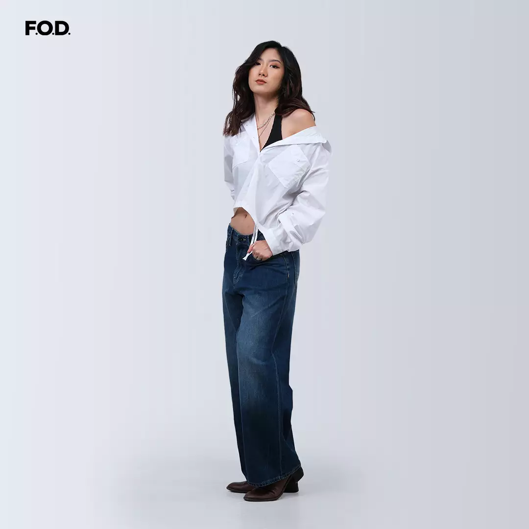 Kemeja Wanita Becca Offwhite