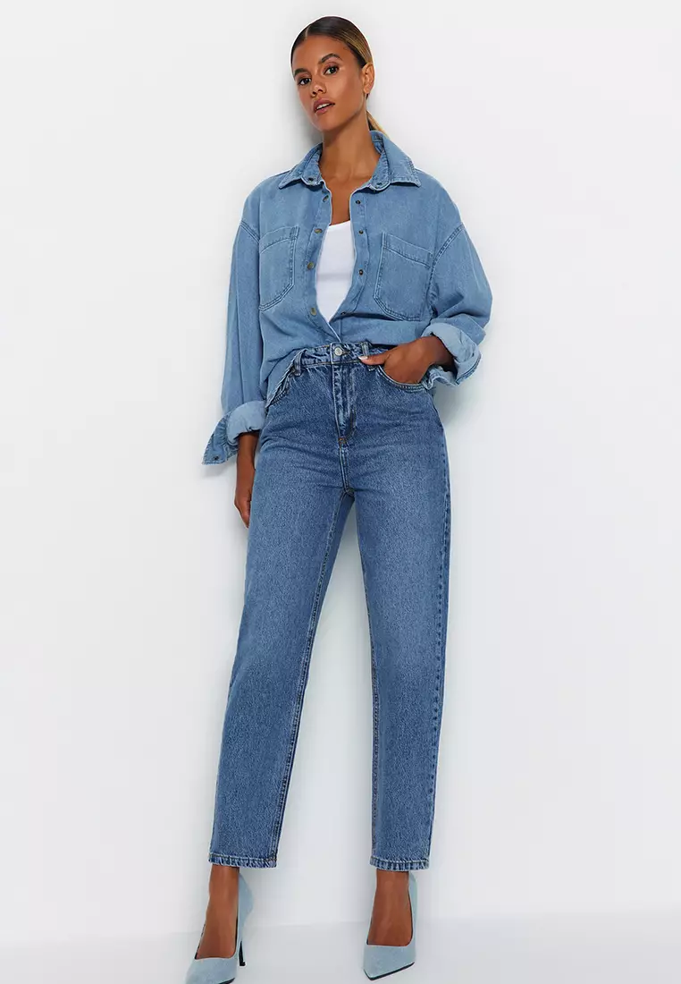 High Waist Mom Jeans