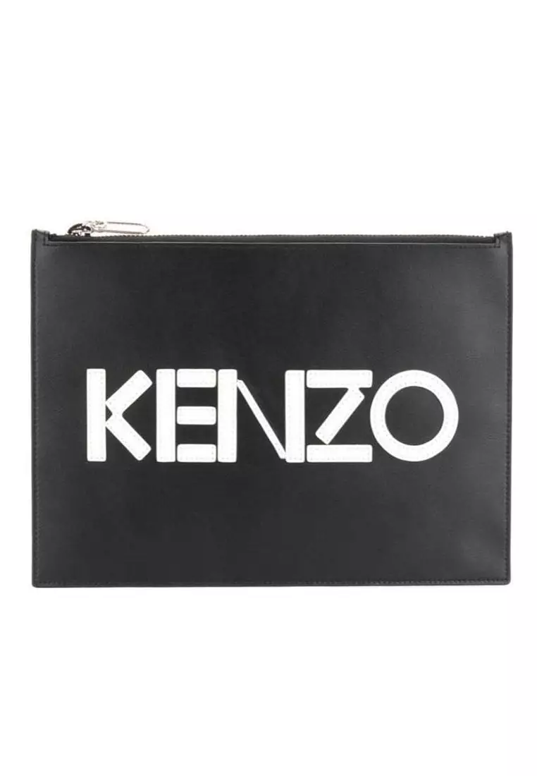 Kenzo top leather clutch