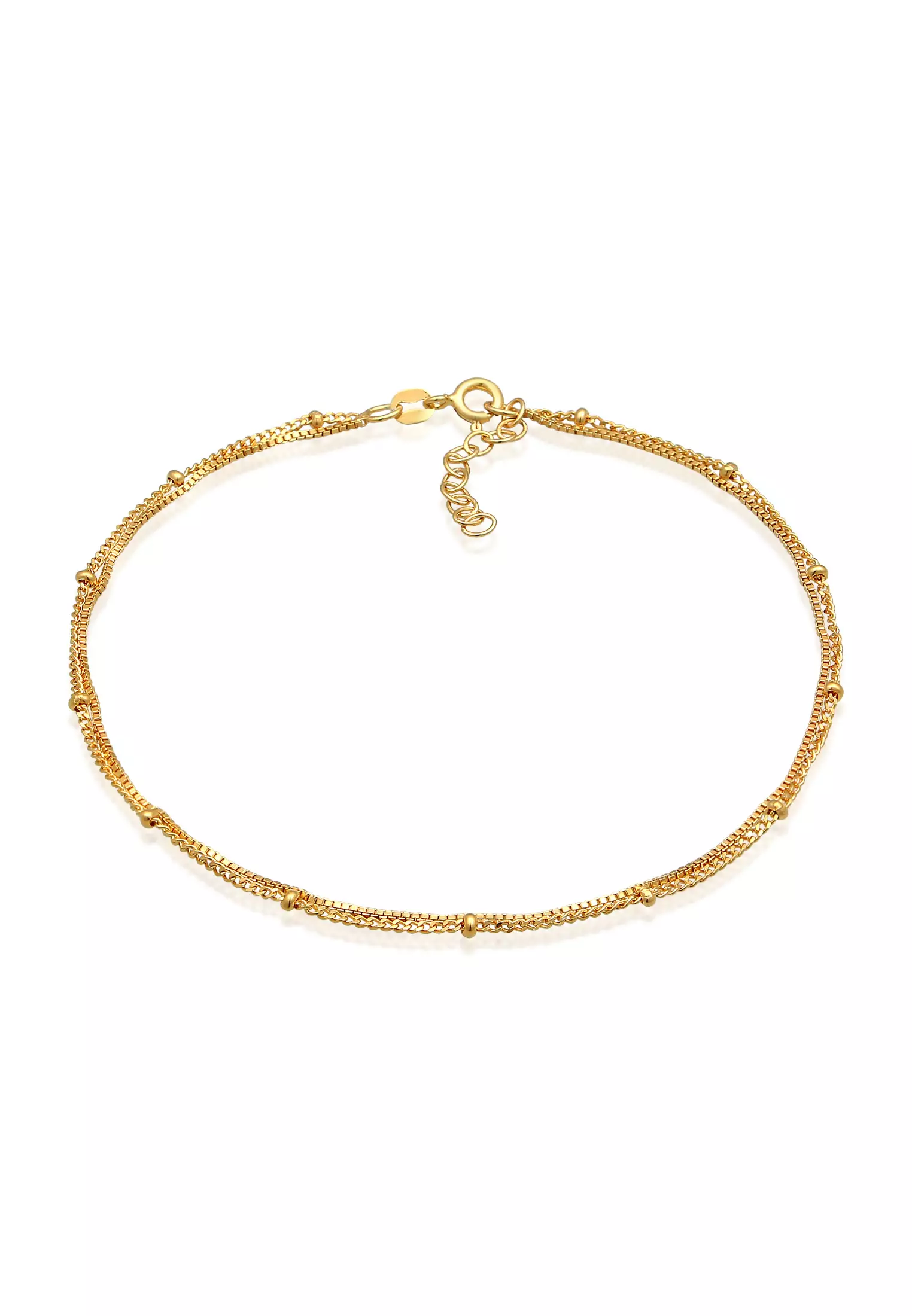 Gold plated anklets deals online