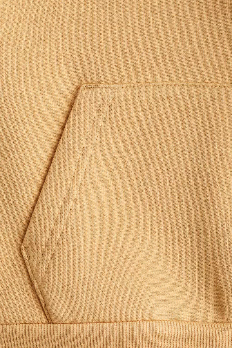 Brushed-inside hoodie